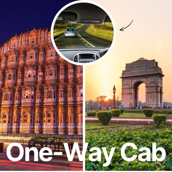 jaipur to delhi one-way taxi